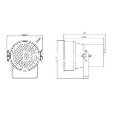 Ремонт INVOLIGHT LED PAR36BK